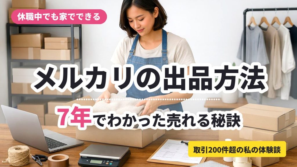 メルカリの出品方法